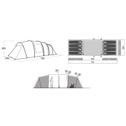 Tente familiale Easy Camp Leka Twin 8