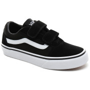 Chaussures enfant Vans Yt Ward V vert (Suede/Canvas)Black/White