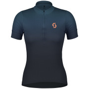 Maillot vélo femme Scott Endurance 15 SS bleu foncé metal blue/dark blue