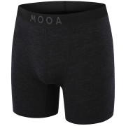 Caleçon homme MOOA MerinoSilk 6in noir black melange