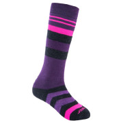 Chaussettes Sensor Slope Merino violet / noir Černá/Růžová/Fialová