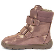 Bottes d'hiver enfant Frodo Barefoot Zeru Tex Winter Pink/Gold