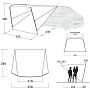 Abri Outwell Touring Canopy