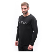 T-shirt fonctionnel homme Sensor Merino Blend Elements black