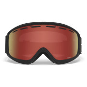 Masques ski Giro Index 2.0 Black Wordmark Amber Scarlet