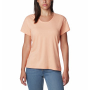 T-shirt femme Columbia Sun Trek™ SS Tee orange Apricot Fizz Heather