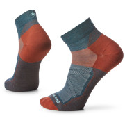 Chaussettes Smartwool Cycle Zero Cushion Ankle Socks bleu / orange twilight blue