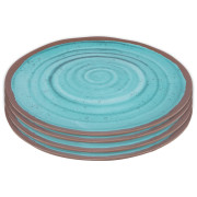 Set d'assiettes Bo-Camp Dinner plate Halo 4 ks turquoise aqua