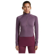 T-shirt fonctionnel femme Icebreaker Women Mer 200 ZoneKnit LS Half Zip