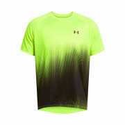 T-shirt fonctionnel homme Under Armour Tech Fade SS jaune / noir HighVisYellow/Black