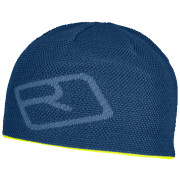 Bonnet Ortovox Merino Logo Knit Beanie bleue petrol blue