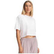 T-shirt femme Under Armour Rival SS blanc White / Black / White