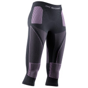 Sous-vêtements fonctionnels femme X-Bionic Energy Accumulator 4.0 Pants 3/4 noir / rose CHARCOAL/MAGNOLIA