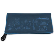 Serviette Pinguin Micro Towel XL 75x150 Map bleue Blue