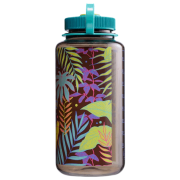Bouteille Nalgene Wide Mouth Psychedelic Botanical 1000 ml vert - bleu Woodsman/Botanical Ferns