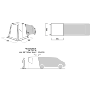 Auvent arrière de voiture Easy Camp Krossbu II.