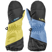 Gants de ski enfant Leki Little Swtch Zero Mitt Long black-light blue bleu / jaune black-light blue-light yellow