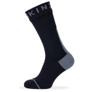 Chaussettes imperméables SealSkinz Briston 2023 noir / gris black/grey