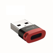 Adaptateur Swissten Dataguard With Data Blocking USB-A (Male) / USB-C (Female)