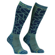 Mi-bas homme Ortovox Ski Tour Comp Long Socks M bleue deep ocean