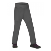 Pantalon softshell enfant Unuo Fleece pružné gris foncé