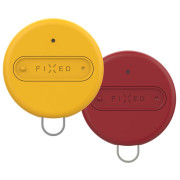 Localisateur FIXED Sense Smart Tracker - Duo Pack jaune / rouge