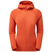 Veste polaire fonctionnelle femme Montane Protium Lite Hoodie orange SAFFRON RED