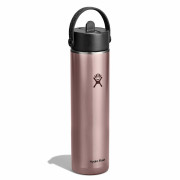 Thermos Hydro Flask 24 Oz Lightweight Wide Flex Straw Cap rose QUARTZ
