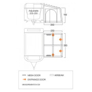 Tente caravane Vango Balletto Air 330 Elements Shield