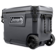 Boîte de refroidissement Coleman Convoy 65 Quart Wheels girs Dark Storm