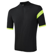 Maillot vélo homme Sensor Cyklo Classic vert Black/ReflexYellow