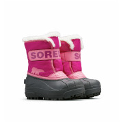 Bottes d'hiver enfant Sorel Childrens Snow Commander™ Boot rose / noir Tropic Pink, Deep Blush