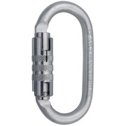 Mousqueton Camp Steel Oval Pro 2Lock argenté