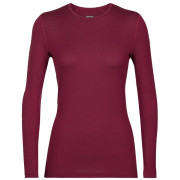 T-shirt femme Icebreaker W's 260 Tech LS Crewe bordeau cherry