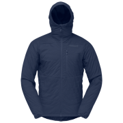Veste homme Norrona lyngen Alpha100 Zip Hood bleu foncé Indigo Night