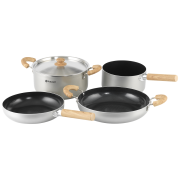 Set de vaisselle Outwell Feast Ceramic Set XL argenté Black & Grey