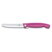 Coteau pliant Victorinox Swiss Classic - vlnkové ostří rose Pink