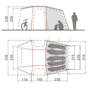 Tente caravane Vaude Drive Van XT 5P
