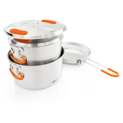 Set de vaisselle GSI Outdoors Glacier Stainless Base Camper Medium