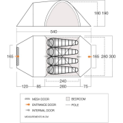 Tente familiale Vango Mokala 450