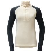 T-shirt fonctionnel femme Devold Expedition Merino Silk Zip Wmn noir/ beige Ink/Offwhite