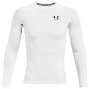 T-shirt fonctionnel homme Under Armour HG Armour Comp LS blanc White/Black