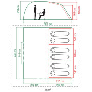 Tente familiale Coleman Vespucci 6