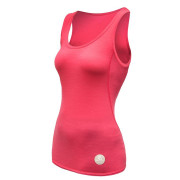 Top femme Sensor Merino Air rose magenta