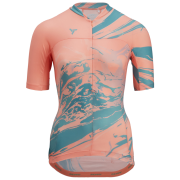 Maillot vélo femme Silvini Catirina rose / vert coral-green