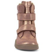 Bottes d'hiver enfant Frodo Barefoot Zeru Tex Winter Pink/Gold