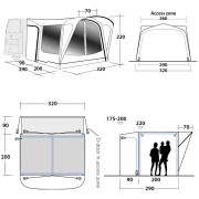 Tente caravane Outwell Parkville 200SA (2022)