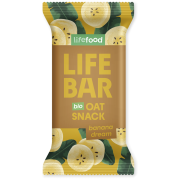 Barre Lifefood Lifebar Oat Snack banánový BIO 40 g