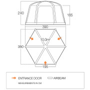 Tente gonflable Vango AirHub Hex