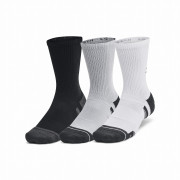 Jeu de chaussettes Under Armour Unisex Perf Tech 6Pk Crew noir / blanc ModGray/ModGray/JetGray